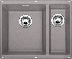 Blanco SUBLINE 340/160 U Silgranit aluminium s táhlem dřez vlevo