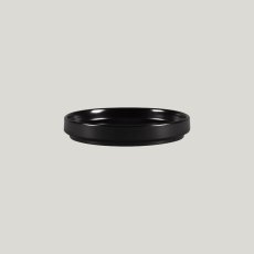 RAK Porcelain RAK Nordic talíř mělký bez okraje pr. 14 cm, černý | RAK-NOLD14BKM