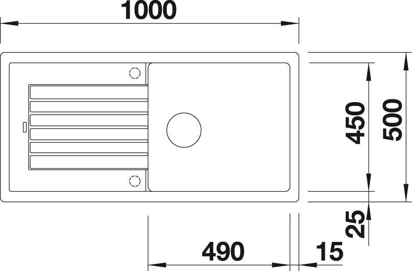 Blanco ZIA XL 6 S Silgranit šedá vulkán oboustranné provedení s excentrem
