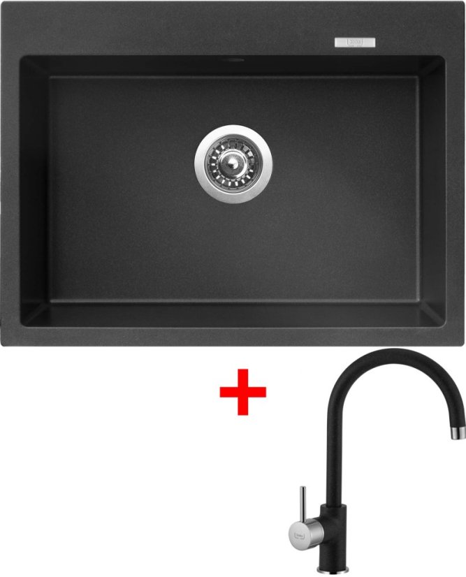 Sinks MAXIMO 680 Metalblack + Vitalia GR Sinks MAXIMO 680 Metalblack + Vitalia GR