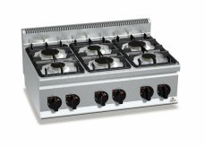 Plynový sporák Bertos G6F6BPW (28,5 kW)
