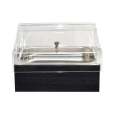 TOMGAST Chladicí box pro gastronádoby s krytem GN 1/2, černý