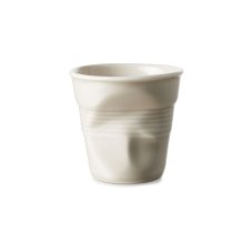 Revol Froissés pohárek 80 ml, šedý oblázek