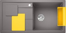 Blanco SITY XL 6 S InFino Silgranit aluminium dřez vpravo přísl. lemon