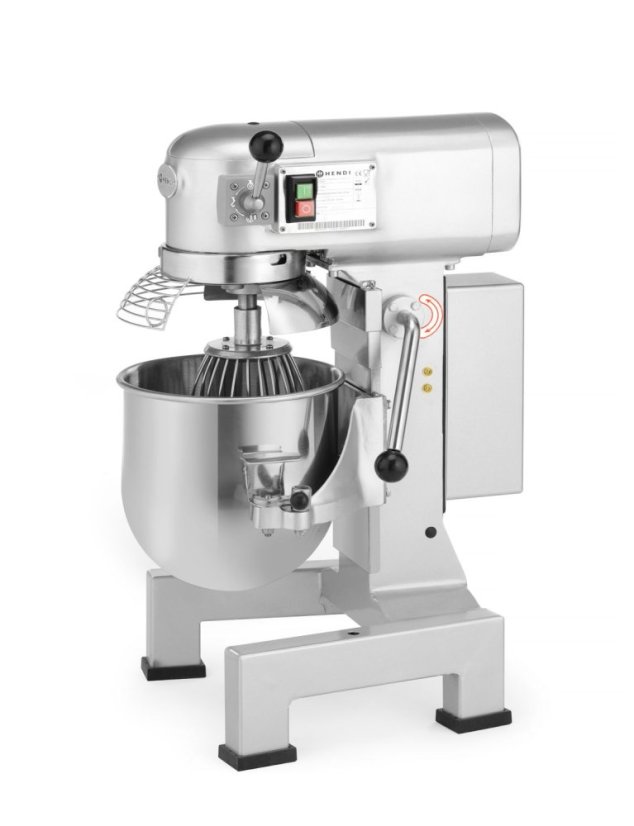Profesionální planetární mixér Kitchen Line -itrů, HENDI, Kitchen Line, 10L, 230V/600W, 422x475x(H)710mm