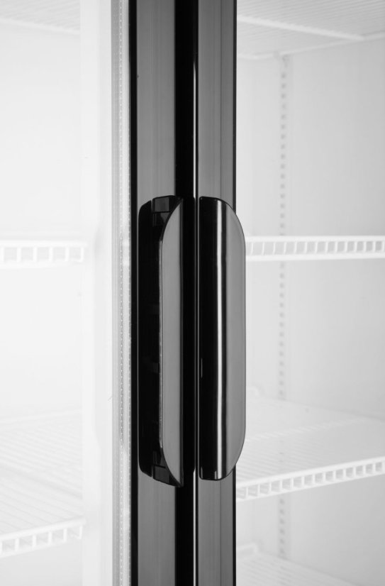 Barová chladnička s podsvíceným panelem, dvoudveřová, Arktic, 512L, Černá, 230V/510W, 1120x585x(H)1900mm
