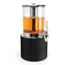 TOMGAST Chladicí dávkovač na nápoje 3,8 l, se základnou, černý