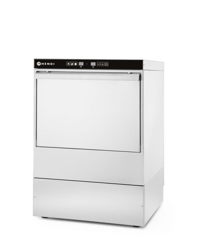 Myčka na nádobí 50x50 - elektronicky řízená, HENDI, 400V/6600W, 570x600x(H)830mm