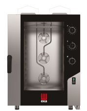 Konvektomat Millennial Smart Bakery, 10x600x400 mm - ovládaná elektromechanicky, plynová, Tecnoeka, 230V/700W, 18kW, 850x1041x(H)1231mm