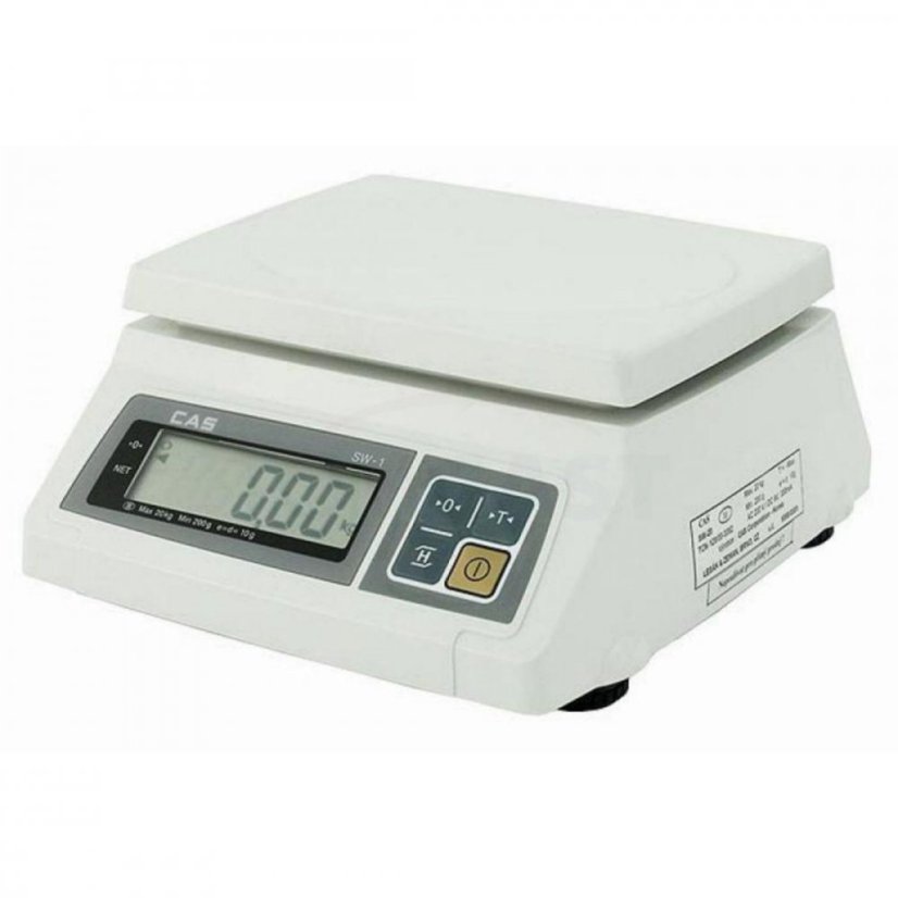 TOMGAST Kuchyňská váha stolní voděodolná 10/20 kg TOMGAST Kuchyňská váha stolní voděodolná 10/20 kg