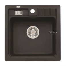 Alveus NIAGARA 20 G-91 černá (465x465mm)+ jednoduchý sifon