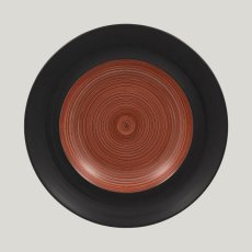 RAK Porcelain RAK Trinidad talíř hluboký s hranou pr. 30 cm, hnědý | RAK-TRCLDP30BW