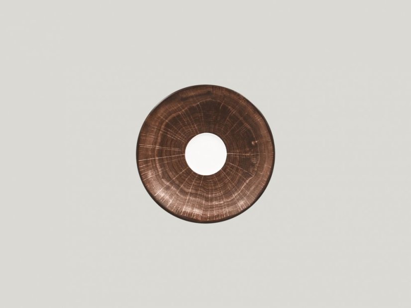 RAK Porcelain RAK Woodart podšálek pro šálek na kávu RAK-CLCU28 – tmavě hnědá | RAK-WDCLSA17OB RAK Porcelain RAK Woodart podšálek pro šálek na kávu RAK-CLCU28 – tmavě hnědá | RAK-WDCLSA17OB