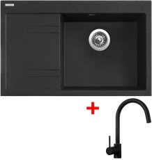 Sinks RIM 780 P Granblack + Vitalia černá matná
