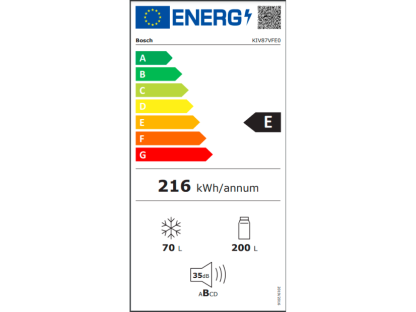 Vestavná chladnička Bosch KIV87VFE0