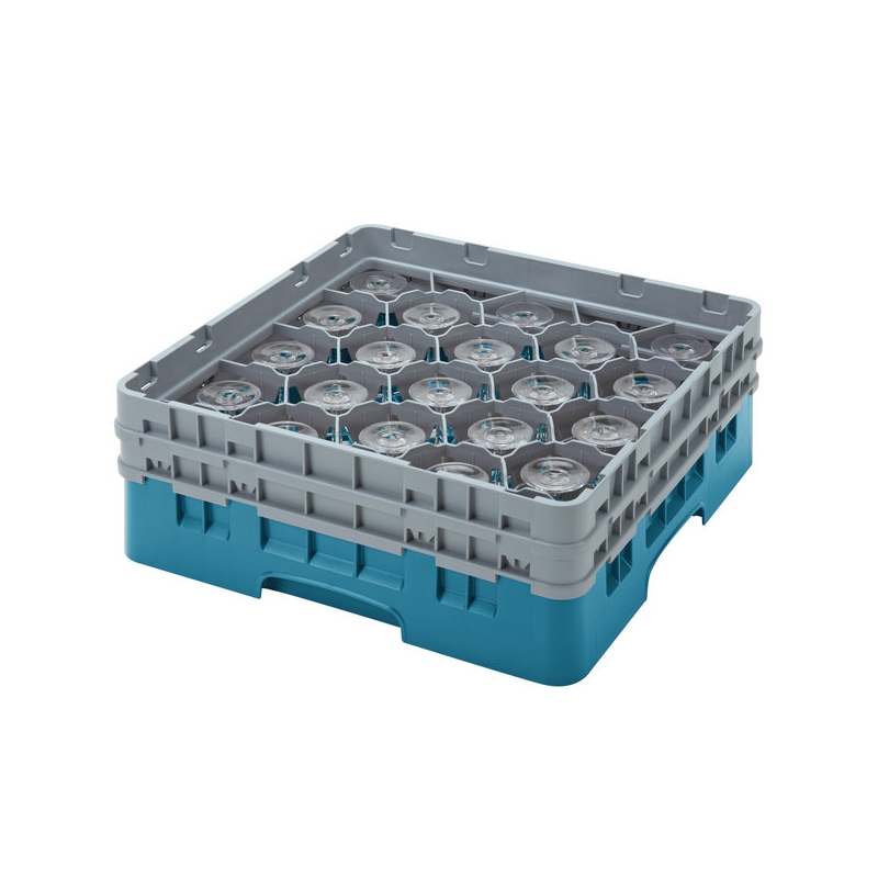 Cambro Koš Camrack 20 pozic, výška sklenice 30 cm - Tyrkysová Cambro Koš Camrack 20 pozic, výška sklenice 30 cm - Tyrkysová