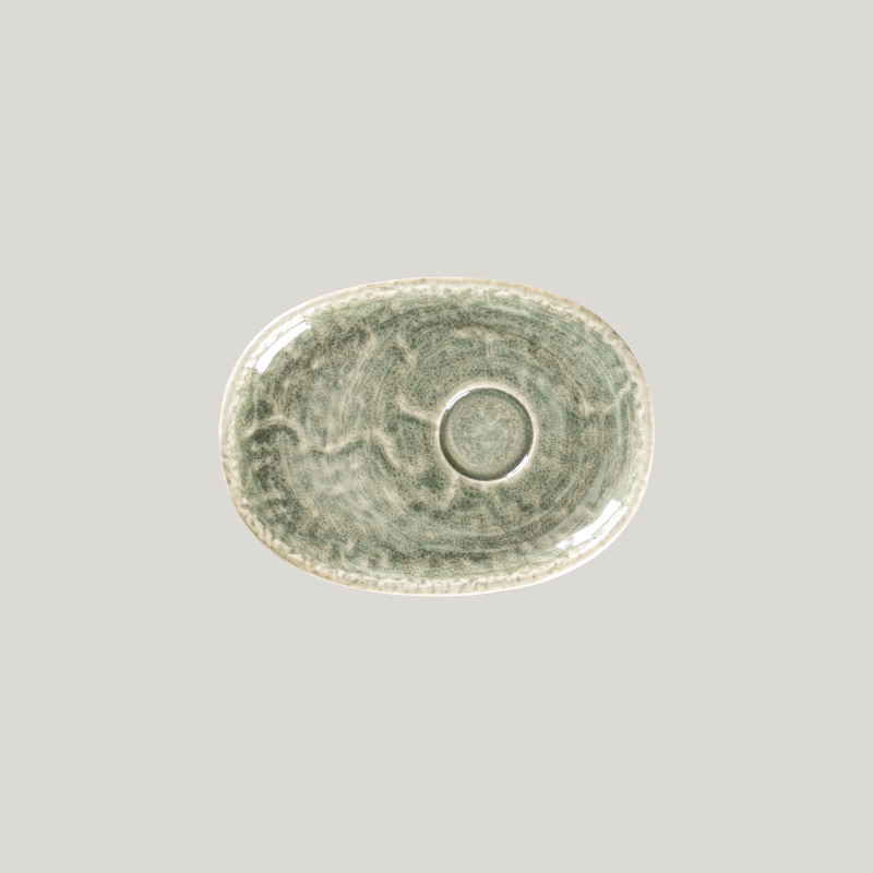 RAK Porcelain Krush podšálek oválný pro KSCU09 a KSCU09M, zelený RAK Porcelain Krush podšálek oválný pro KSCU09 a KSCU09M, zelený