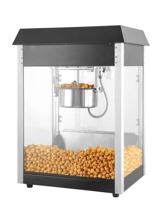 Stroj na výrobu popcornu, HENDI, Černá, 230V/1155W, 560x420x(H)760mm