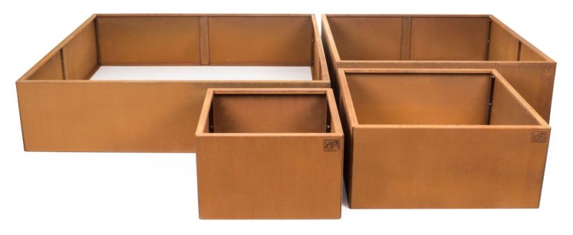 Vyvýšený záhon G21 50 x 32 x 50 cm, Corten