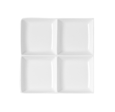 RAK Porcelain RAK Minimax talíř čtvercový, 4 segmenty 20 × 20 cm | RAK-OPSP4C