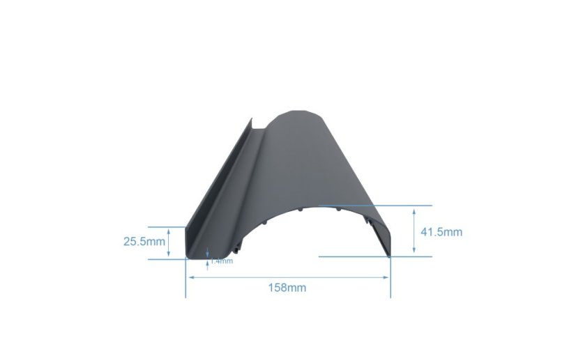 Bioklimatická pergola G21 Trenton Premium 4x4 m, antracitová hliníková