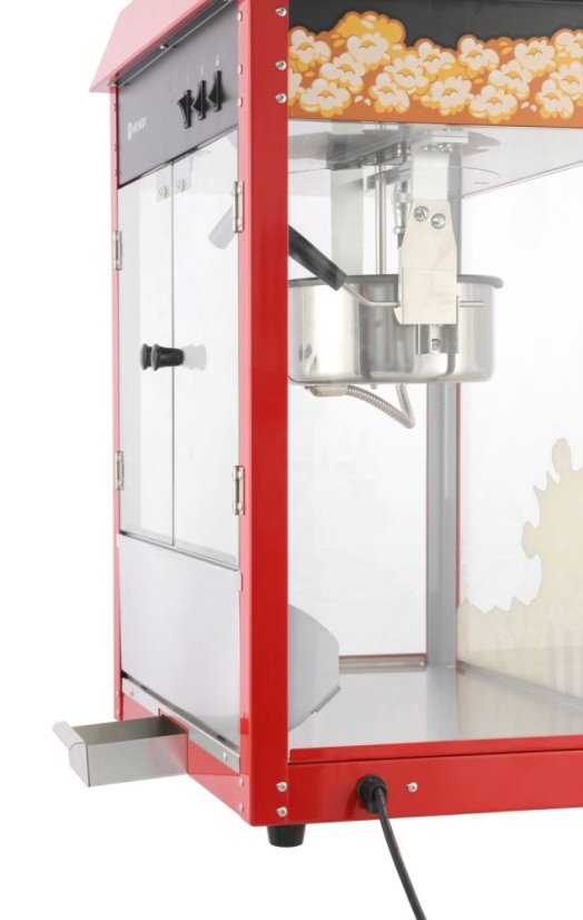 Stroj na výrobu popcornu, HENDI, Červená, 230V/1155W, 560x420x(H)760mm