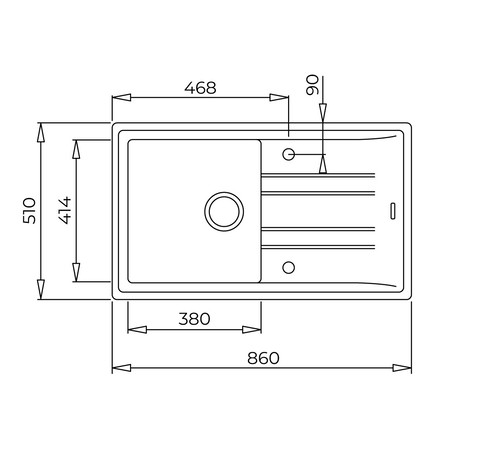 Teka STONE 50 B-TG 1B 1D TB