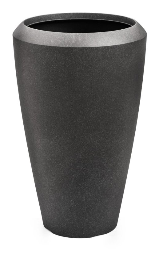 Květináč G21 Coal Oval 44,3 x 44,3 x 69,8