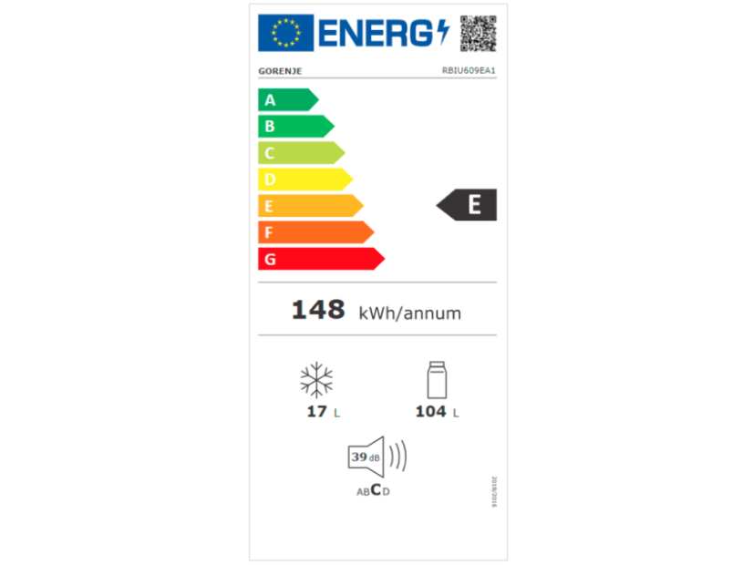 Vestavná chladnička Gorenje RBIU609EA1