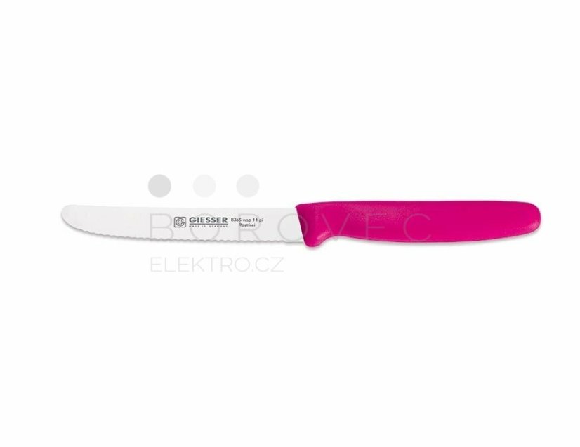 GIESSER nůž zubatý G 8365 - 110 mm růžová