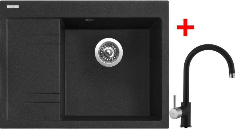Sinks RIM 650 P Granblack + Vitalia GR Sinks RIM 650 P Granblack + Vitalia GR