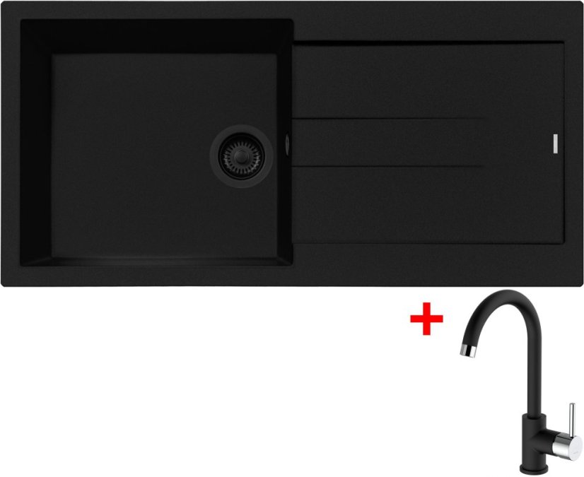 Sinks AMANDA 990 BL Nanoblack + MIX 35 Nanoblack Sinks AMANDA 990 BL Nanoblack + MIX 35 Nanoblack
