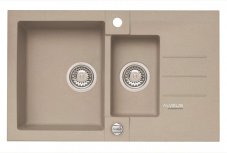 Alveus ROCK 70/02 PEBBLE (780x480mm)+ pop- up sifon F