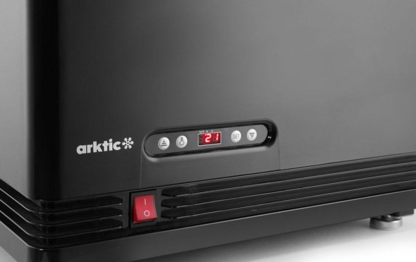 Chlazená skříň displeje, 58 l, Arktic, černá, 230V/170W, 406x452x(H)830mm