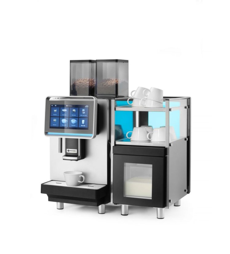 CoffeeMatic Automatický kávovar s dotykovým displejem, HENDI, 230V/2900W, 340x540x(H)830mm