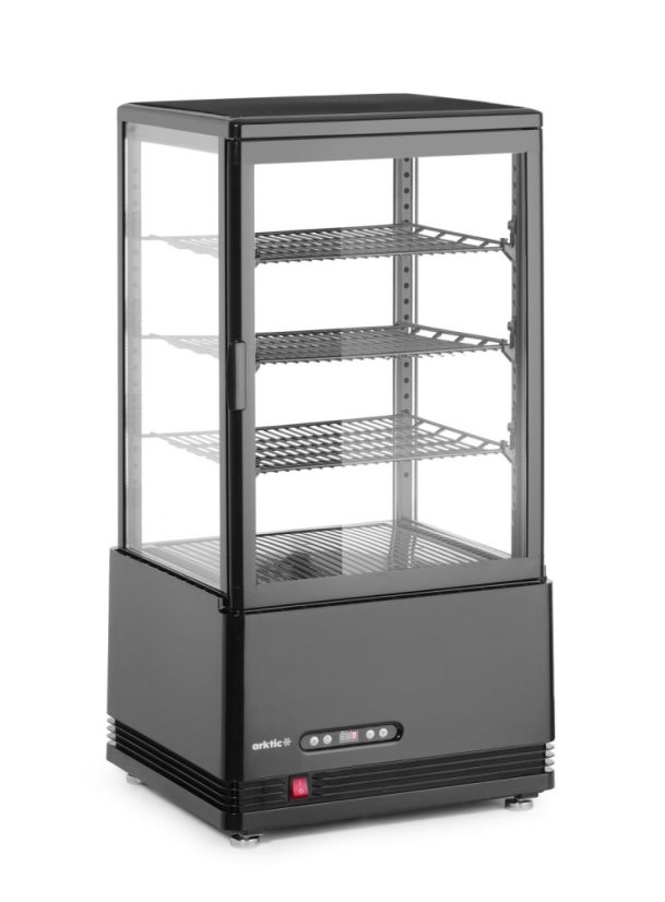 Chlazená skříň displeje, 68 l, Arktic, Černá, 230V/170W, 397x444x(H)875mm