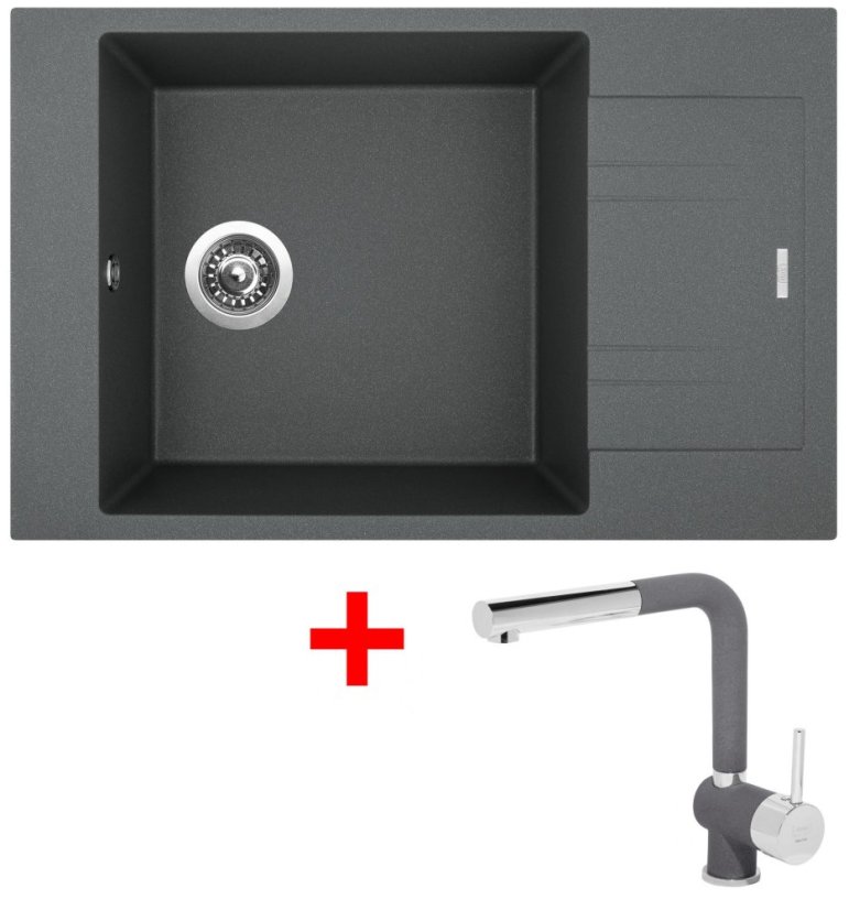 Sinks VARIO 780 Titanium + Mix 3 P GR Sinks VARIO 780 Titanium + Mix 3 P GR
