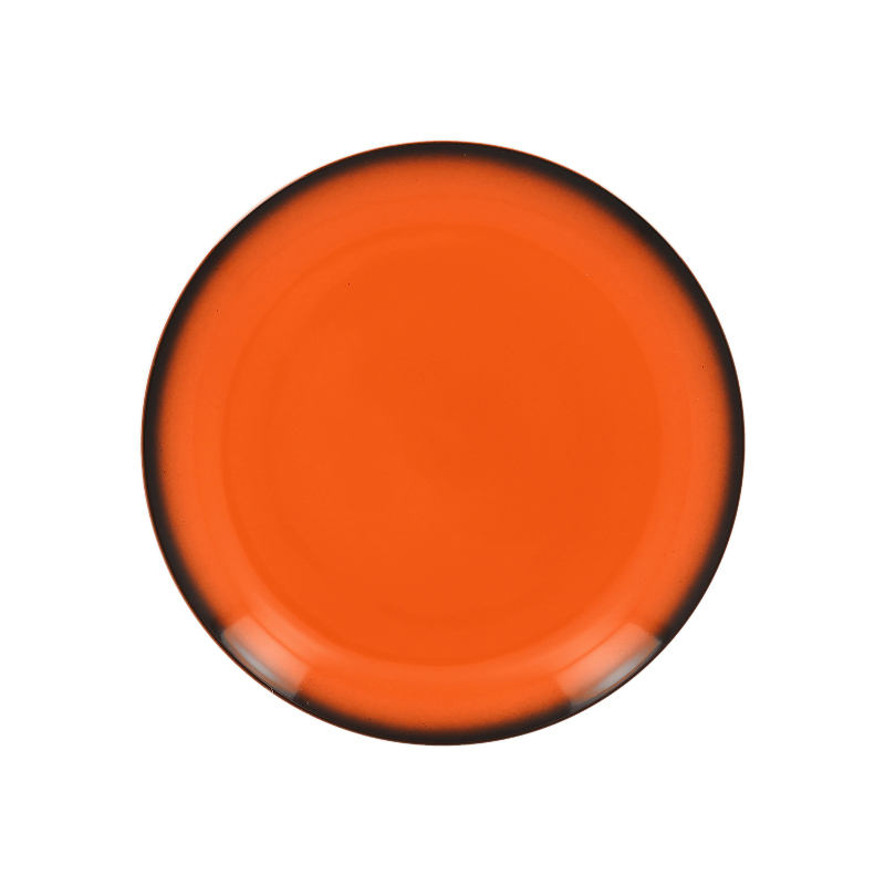 RAK Porcelain RAK Talíř mělký kulatý 24 cm, oranžová | RAK-LENNPR24OR