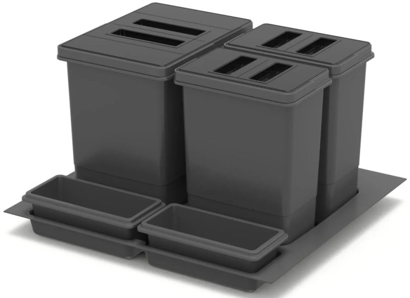 Sinks PRACTIKO 600 1x12l+2x5l+2xmiska Sinks PRACTIKO 600 1x12l+2x5l+2xmiska