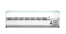 Chladicí zásobník GN 1/4, Arktic, 7 x GN 1/4, GN 1/4, 31,5L, 230V/180W, 335x1505x(H)460mm