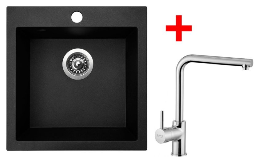 Sinks VIVA 455 Granblack + Elka Sinks VIVA 455 Granblack + Elka