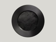 RAK Porcelain RAK Talíř mělký 33 cm – černá | RAK-EDFP33