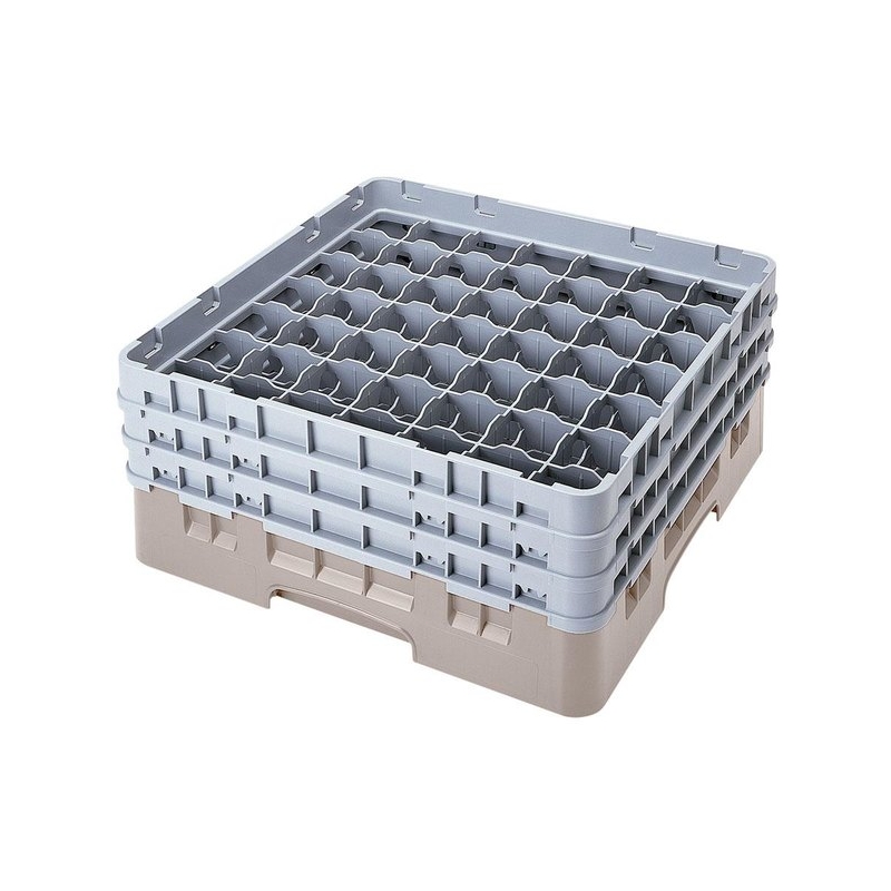 Cambro Koš Camrack 49 pozic, výška sklenice 25,8 cm - Béžová