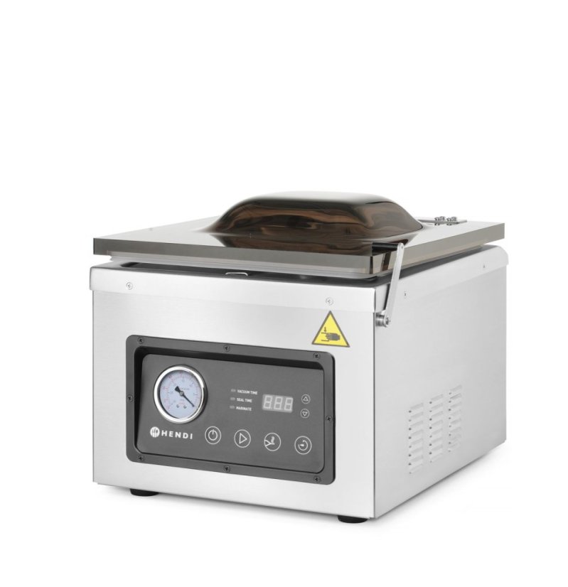 Vakuová balička - komora, HENDI, Profi Line, těsnicí lišta 260 mm, 240V/1000W, 330x480x(H)361mm