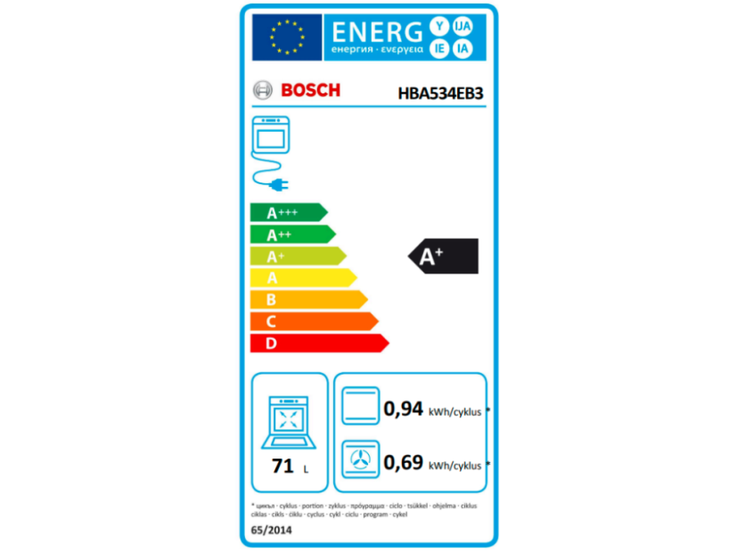 Vestavná trouba Bosch HBA534EB3