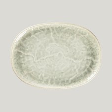 RAK Porcelain Krush talíř oválný 28 × 20,5 cm, světle zelený