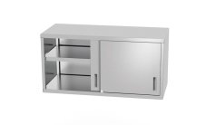Nástěnná skříň – svařovaná, s posuvnými dveřmi, HENDI, Profi Line, 1000x300x(H)600mm