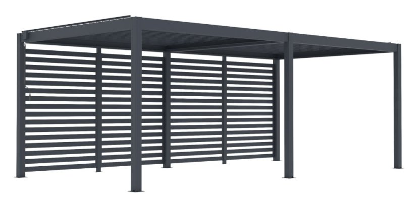 Příslušenství G21 fixní lamelová stěna pro pergolu Austin Premium 6x3 a 6x4 m