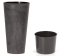 Květináč Prosperplast TUBUS SLIM BETON EFFECT antracit 30 cm