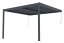 Bioklimatická pergola G21 Trenton Premium 4x4 m, antracitová hliníková